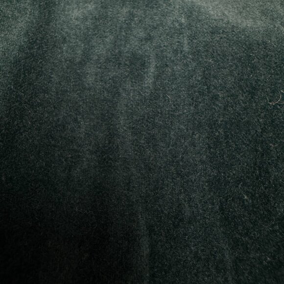 🌲🌲🌲 VINTAGE Women's L.L. BEAN Button Down Teal Velvet Shirt | Size Medium - Picture 5 of 9